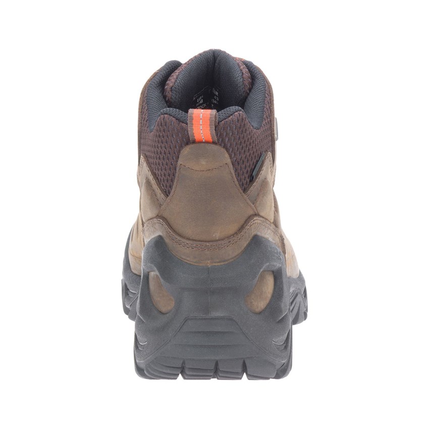 Bottes Merrell Strongbound Peak Mid Waterproof Marron Homme | I.H.RJCA